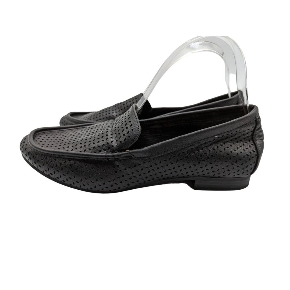 Mia Amore Black Slip On Loafer Flats Memory Foam Women's Size 10W - Picture 6 of 9